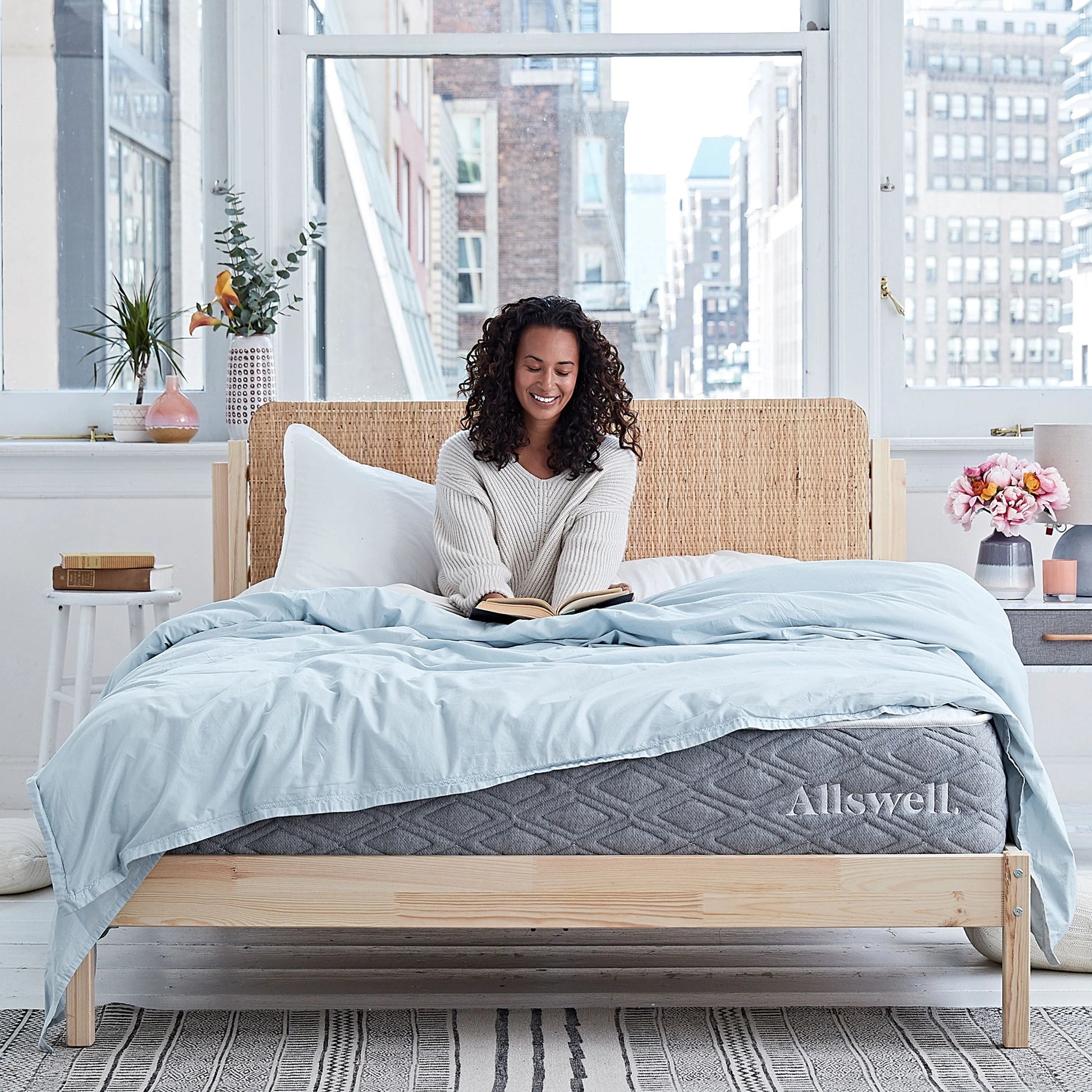 The Allswell Luxe 12" Bed in a Box Hybrid Mattress, Queen