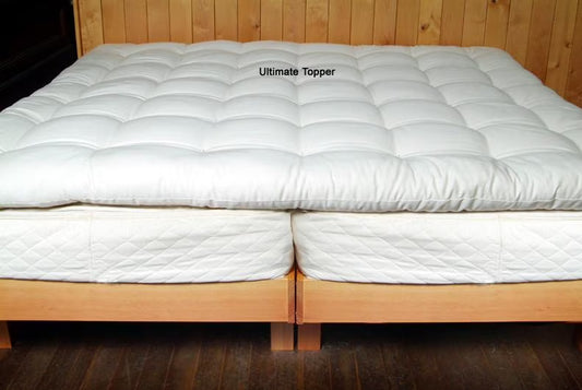 Holy Lamb Organics Certified Organic Cotton & Eco Wool Ultimate Wool Mattress Toppers
