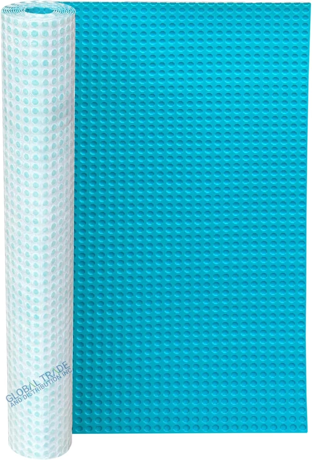 Uncoupling Waterproofing Membrane Roll, 54 Sq Ft (3.3 Ft x 16.4 Ft), 1/8'' Anti-Fracture Mat, Crack Isolation Flooring Underlayment for Bathroom Floor Tile, Subfloor