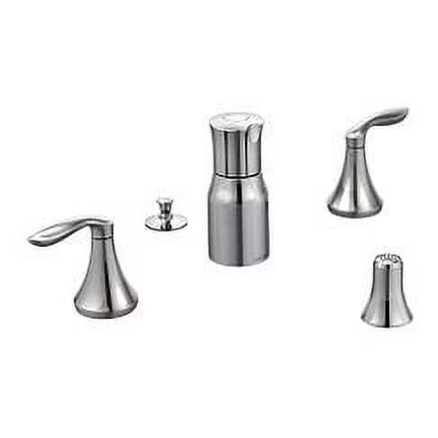 Moen T5220 Chrome two-handle bidet faucet