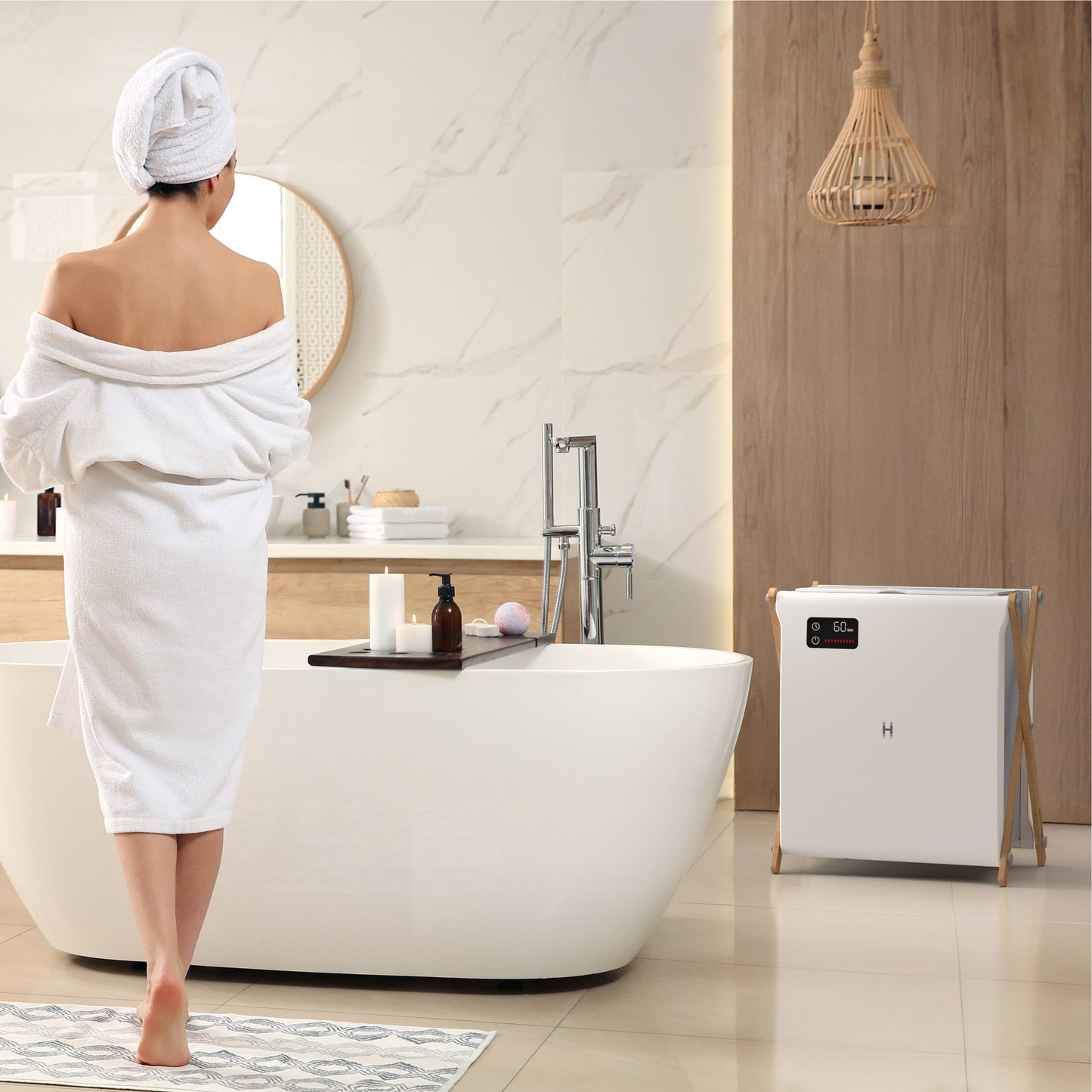Homedics XL Towel Warmer, Luxe Spa Edition