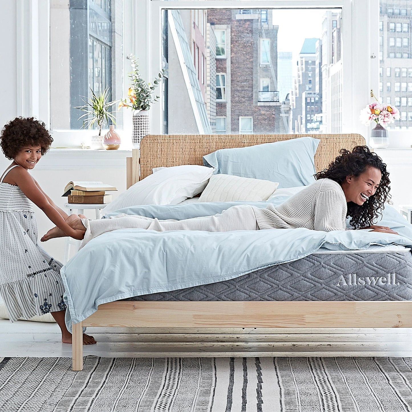 The Allswell Luxe 12" Bed in a Box Hybrid Mattress, Queen