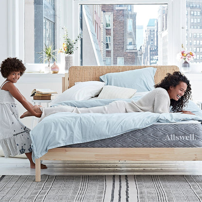 The Allswell Luxe 12" Bed in a Box Hybrid Mattress, Queen