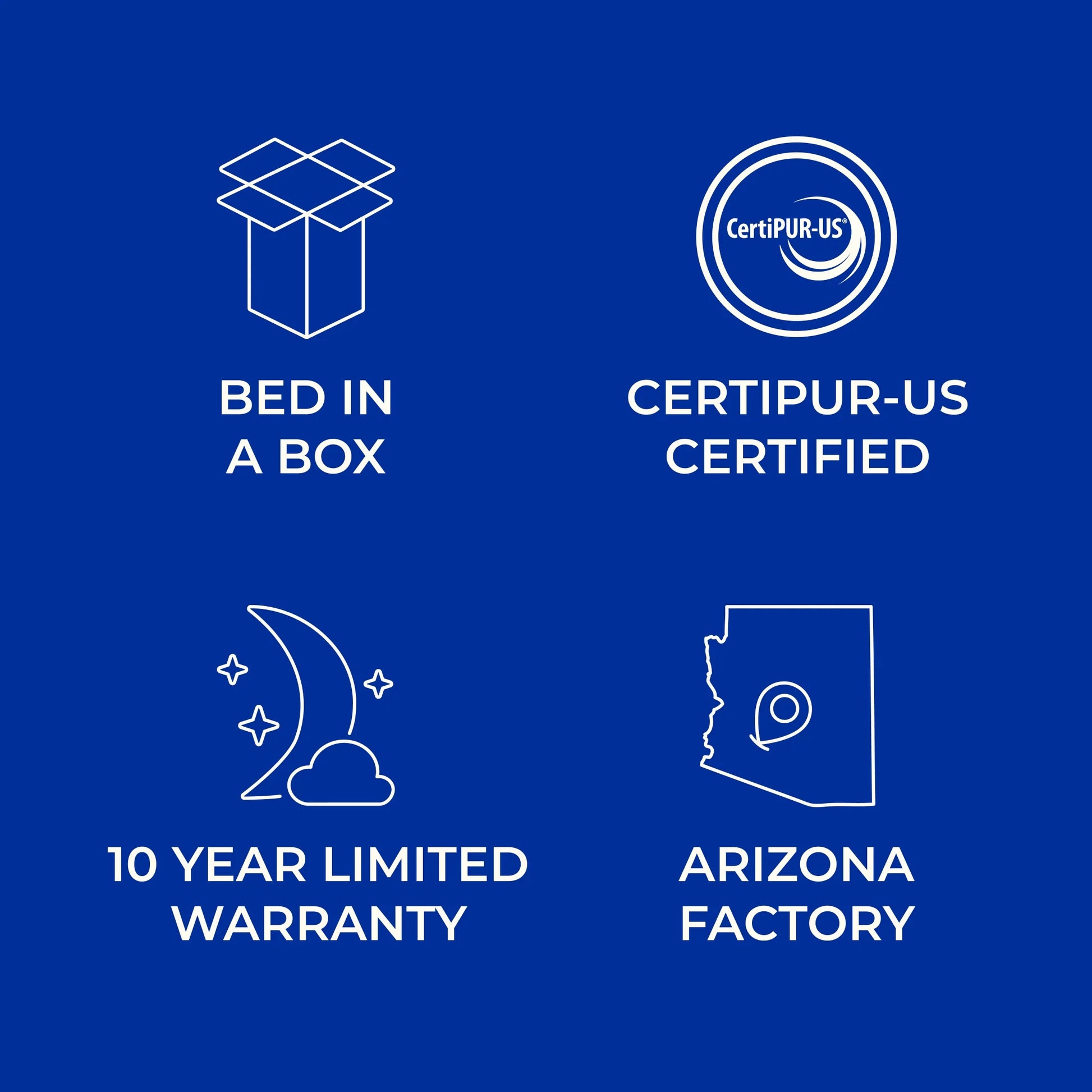 Brooklyn Bedding 10" Harper Hybrid Gel Memory Foam Mattress in a Box, Queen