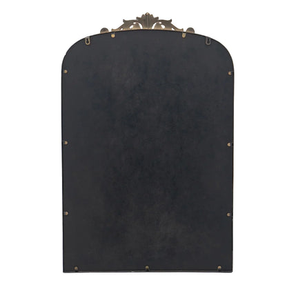 Mirror, Gold Arch Bathroom Vanity Mirror, 24" x 36" Baroque Inspired Wall Mirror,for Bathroom Bedroom Living Room,Gold