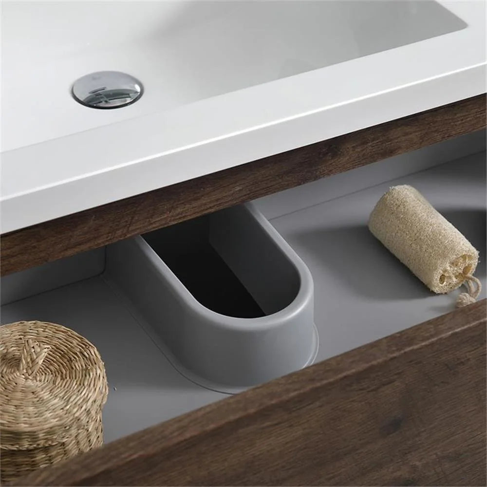 Fresca Lazzaro 36" Rosewood Free Standing Modern Bathroom Cabinet w/Integrated Sink