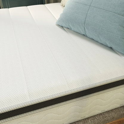 NapQueen Maxima 10” Hybrid of Cool Gel Infused Memory Foam and Coils Mattress, Full
