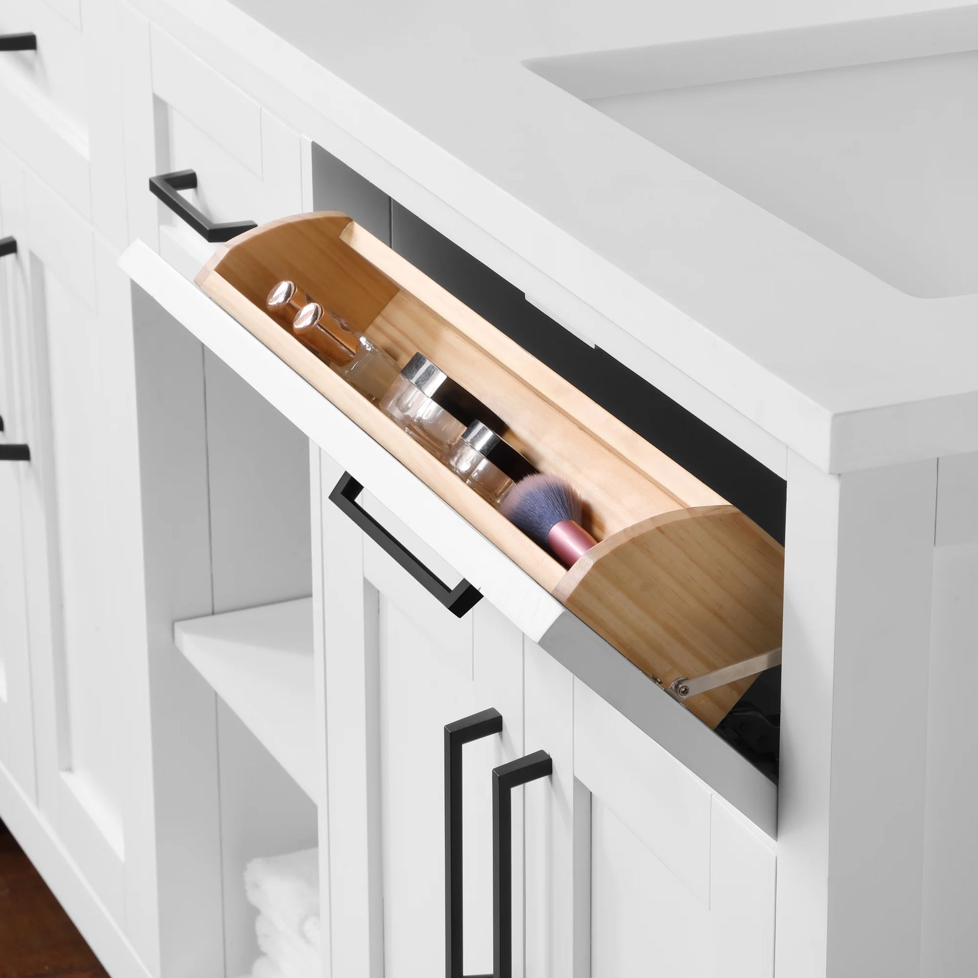 Ove Decors Tahoe II 60 W x 21" D Freestanding Bathroom Vanity with Single Sink, Pure White