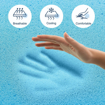 Queen Mattress, Madinog 10 inch Cooling-Gel Memory Foam Mattress in a Box, Queen