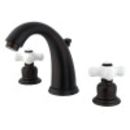 Kingston Brass KB988PX Victorian 2-Handle 8 in. Widespread Bathroom Faucet, Brushed Nickel
