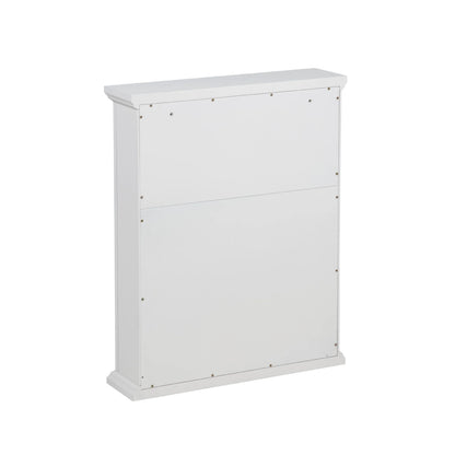 Linon Serenity Bathroom Medicine Cabinet, White
