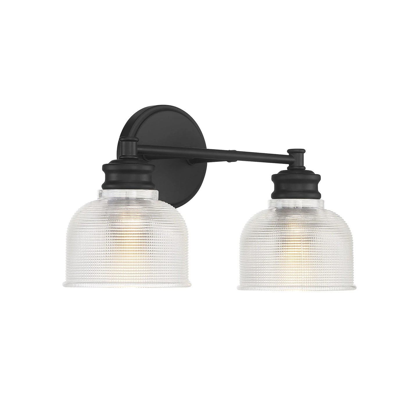 Trade Winds Addison 2-Light Bathroom Vanity Light in Matte Black