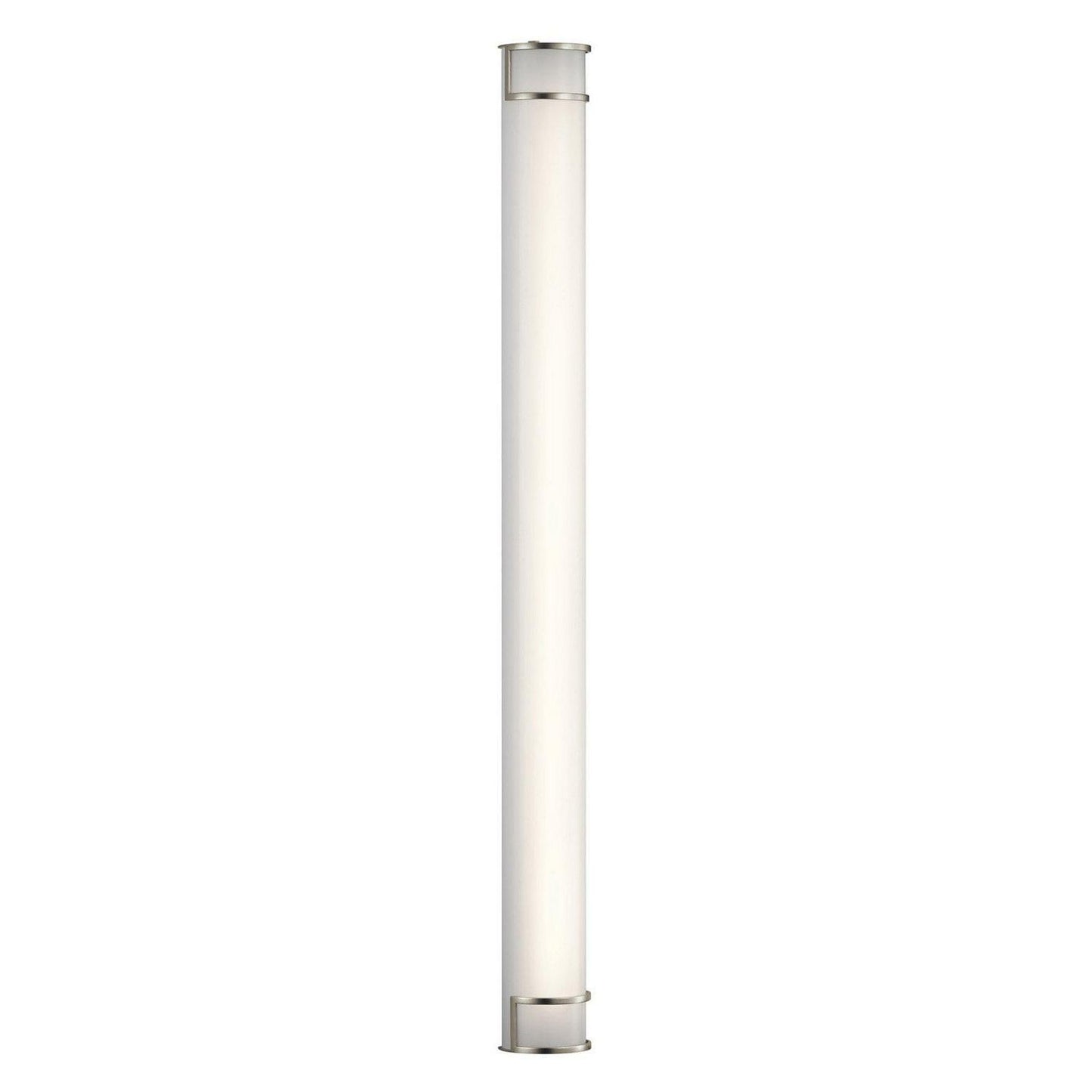 1 Light Linear Bath Vanity Approved For Damp Locations With Transitional Inspirations 4.5 Inches Tall By 36.5 Inches Wide Kichler Lighting 11143Niled