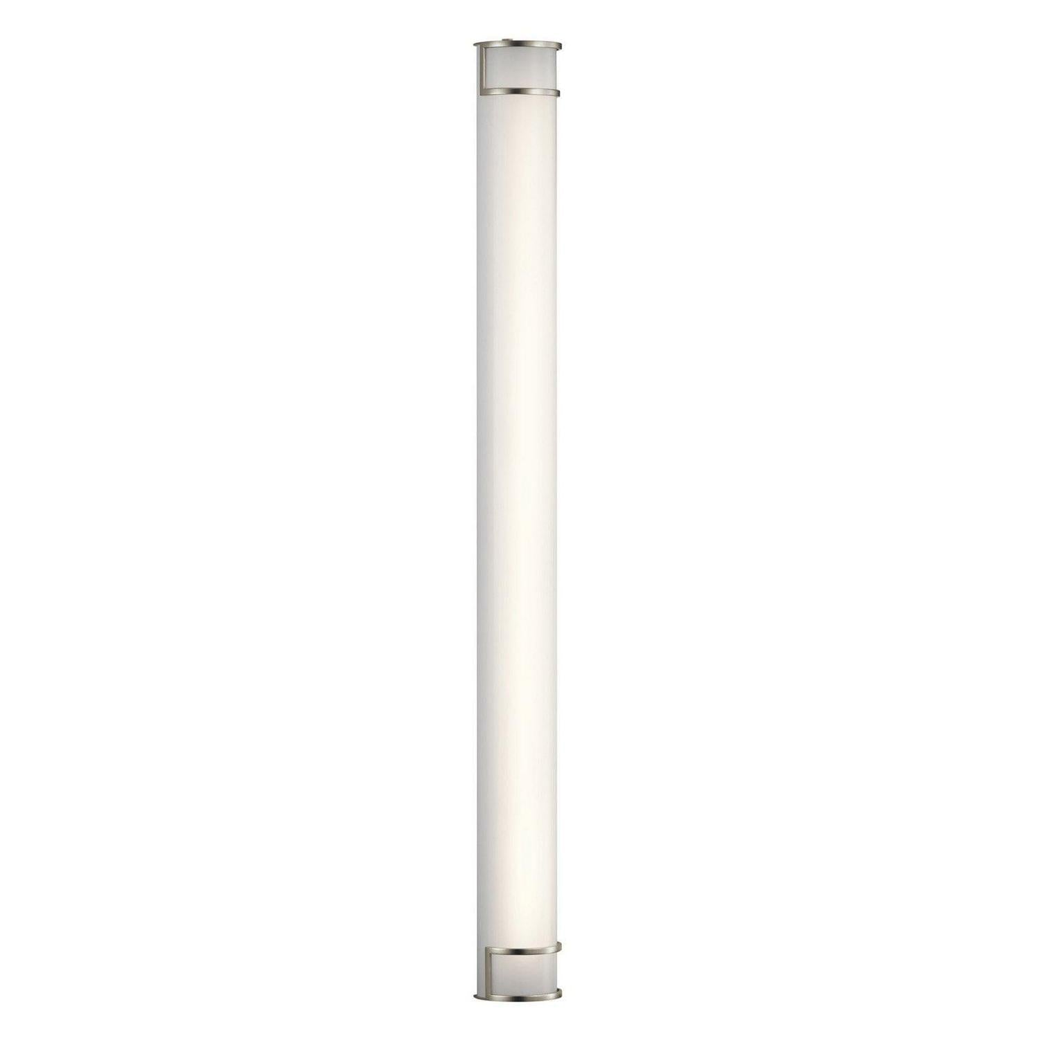1 Light Linear Bath Vanity Approved For Damp Locations With Transitional Inspirations 4.5 Inches Tall By 36.5 Inches Wide Kichler Lighting 11143Niled