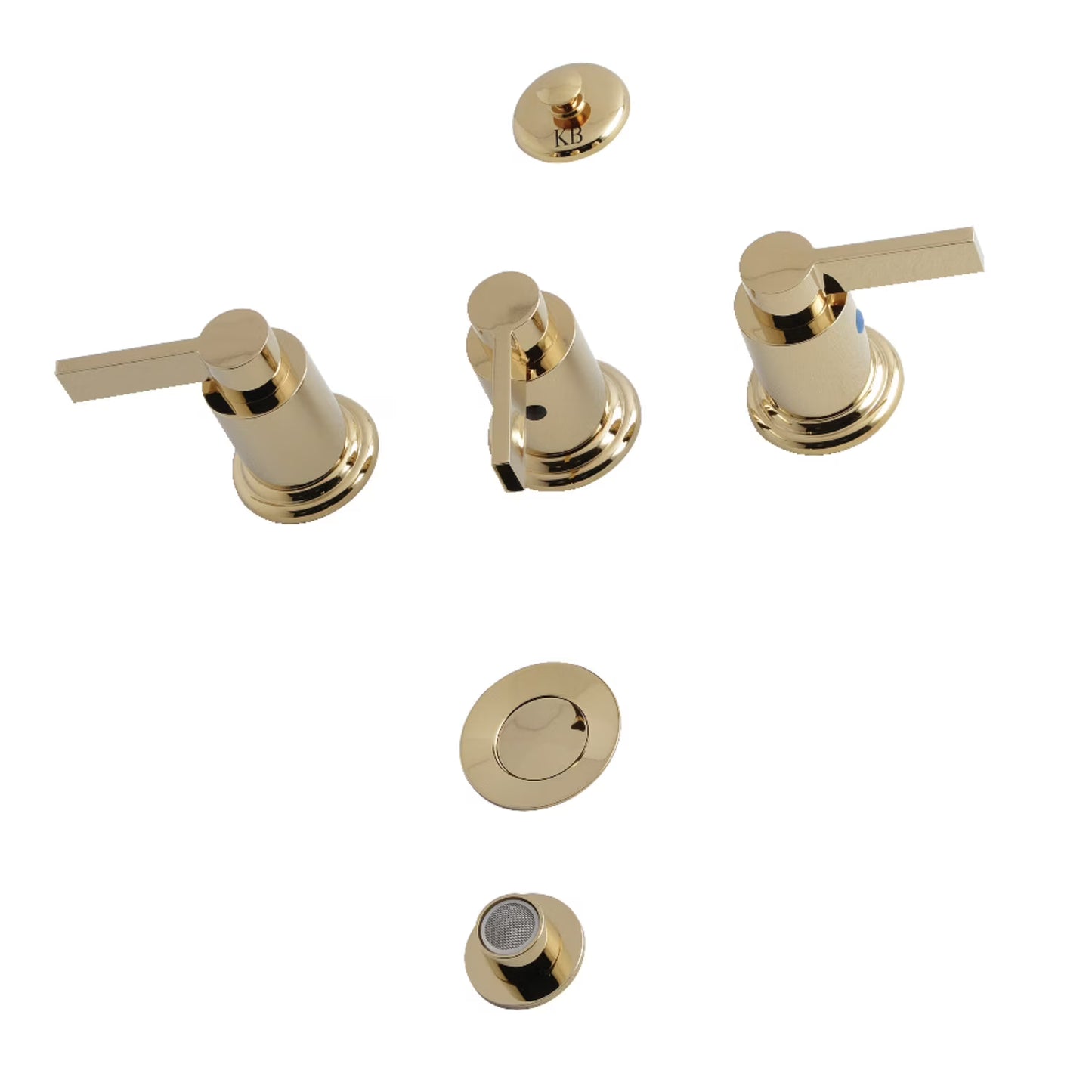 Kingston Brass KB6328NDL Bidet Faucet, Brushed Nickel