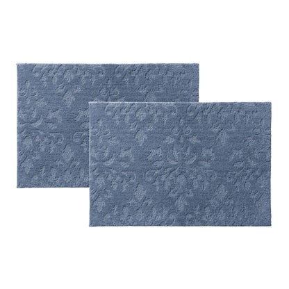 Charisma Drylon Medallion Bath Rugs, 2-pack