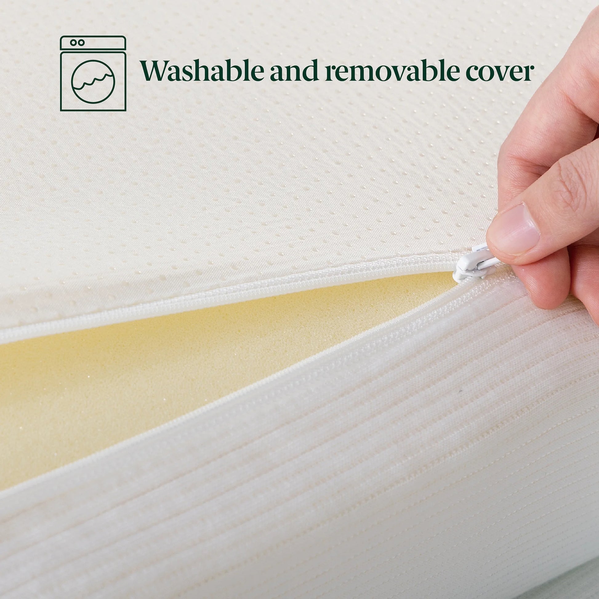 Zinus Spa Sensations Dual-Layer 4" Memory Foam Mattress Topper, Twin