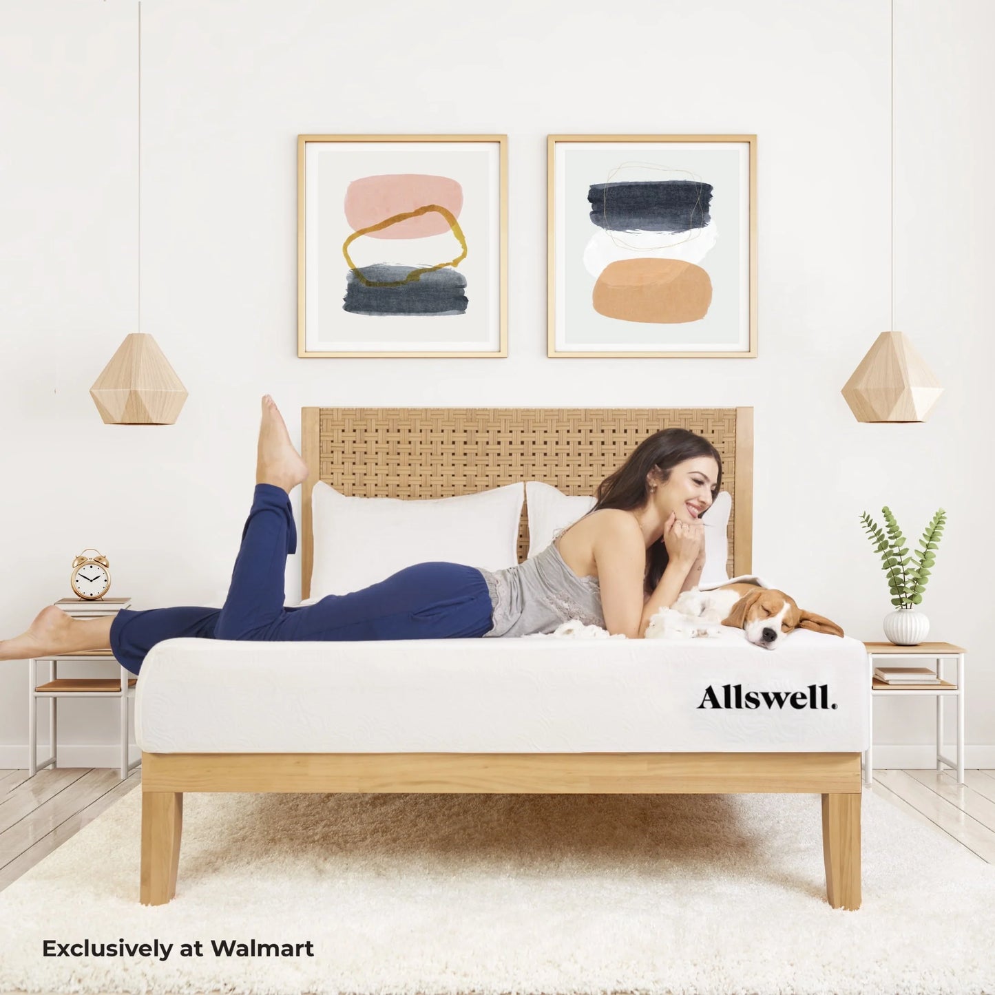 The Allswell X 10°?Hybrid of Memory Foam and Coils Mattress With Antimicrobial Treated Cover, Queen
