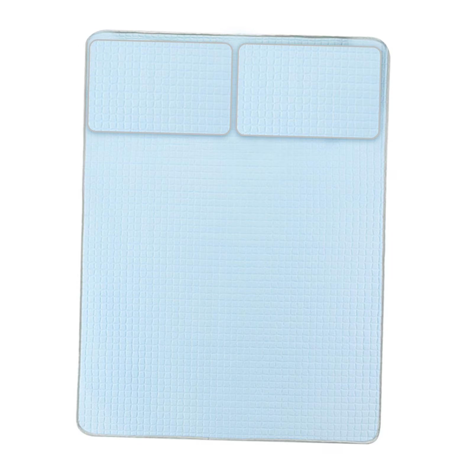 jicheng Cooling Mattress Pad Breathable Lightweight tress Topper Blue 1.5mx2.0m