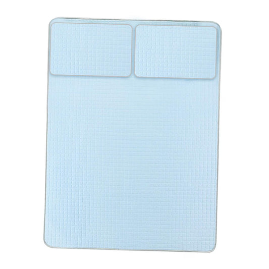 jicheng Cooling Mattress Pad Breathable Lightweight tress Topper Blue 1.5mx2.0m