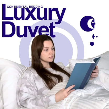 Continental Bedding Affinity All Season Down Alternative 100% Cotton Quilted Comforter Full Size Duvet Insert 76x86 Inch