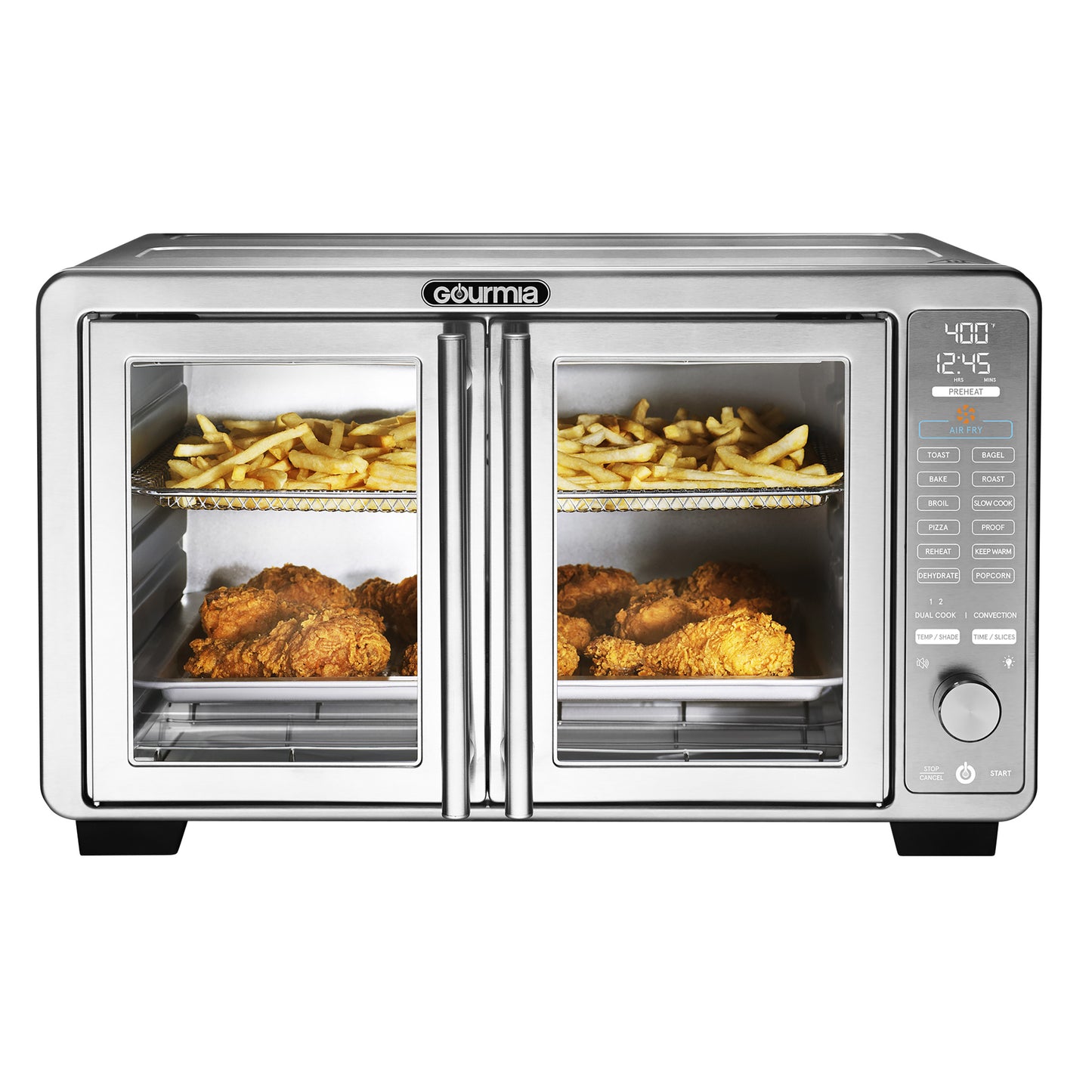 Gourmia XL 45 Quart Digital Countertop Oven with Air Fry and Temperature Probe