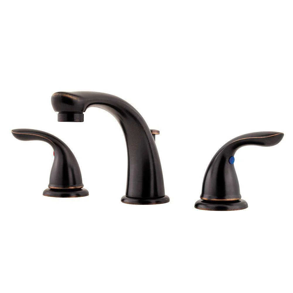 Pfirst Series 2-Handle 8" Widespread Bathroom Faucet in Brushed Nickel