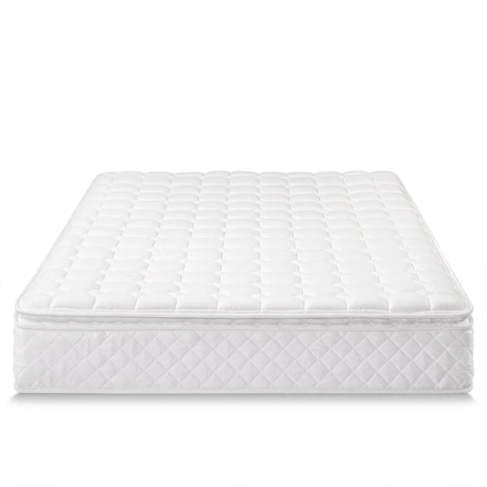 Zinus Dream Pillow Top 10" Hybrid Mattress - Comfort Foam and Pocket Spring, Queen