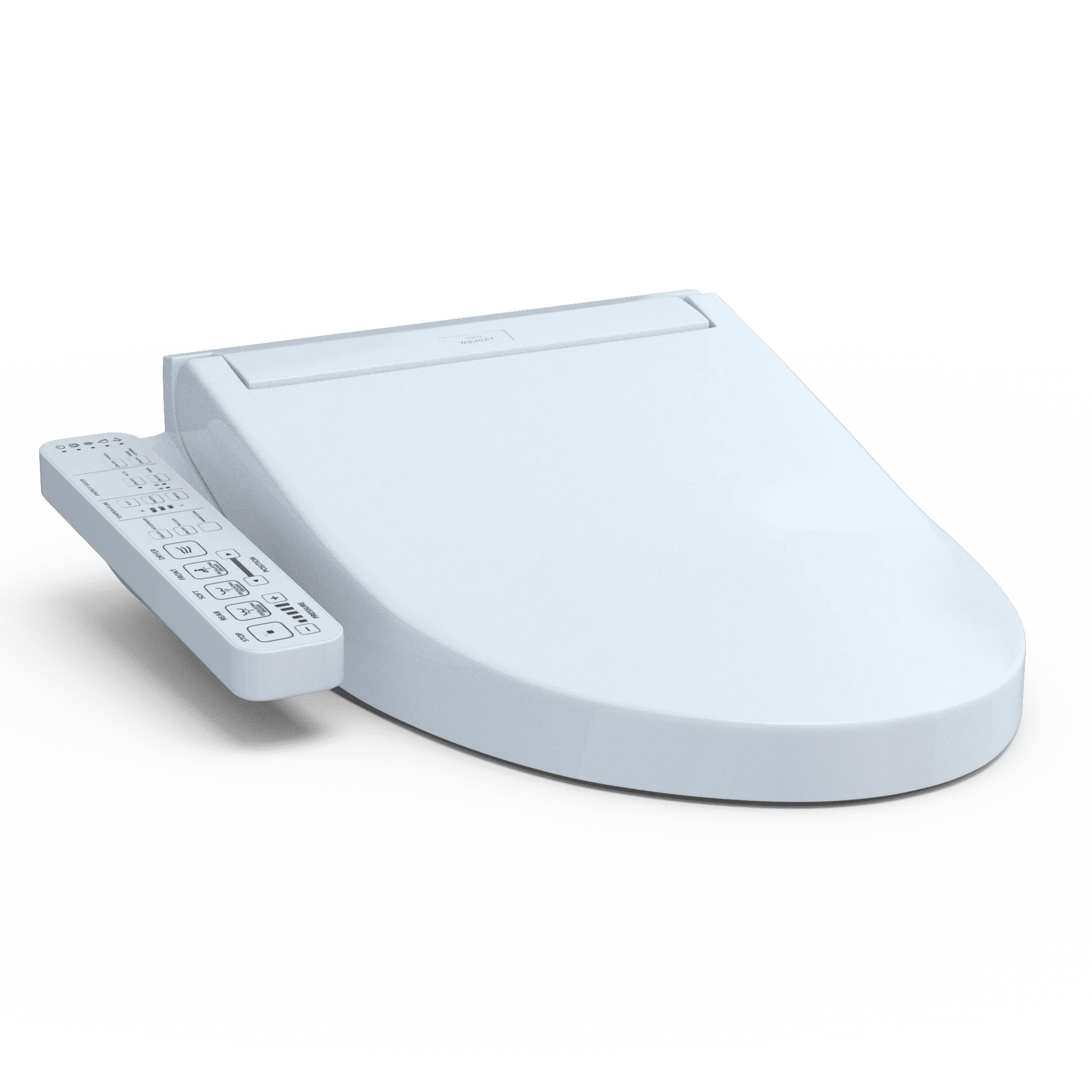 TOTO® WASHLET® C2 Electronic Bidet Toilet Seat with PREMIST and EWATER+ Wand Cleaning, Elongated, Cotton White - SW3074#01