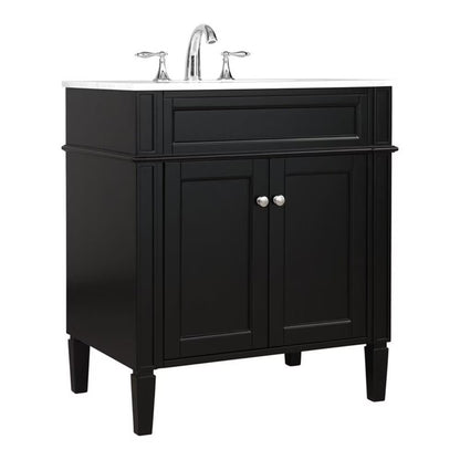 Elegant Kitchen and Bath 30 inch Single bathroom vanity in Grey