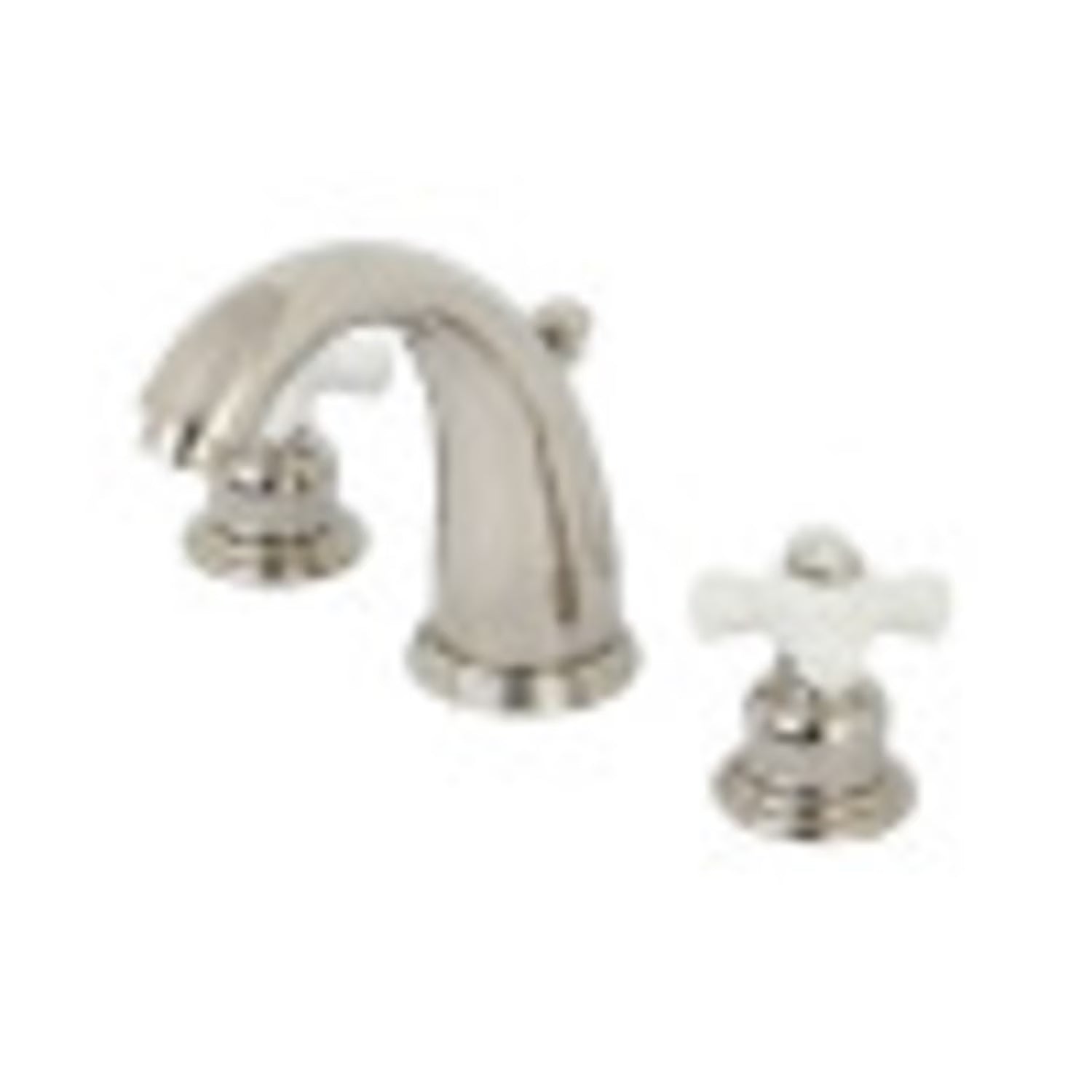 Kingston Brass KB988PX Victorian 2-Handle 8 in. Widespread Bathroom Faucet, Brushed Nickel