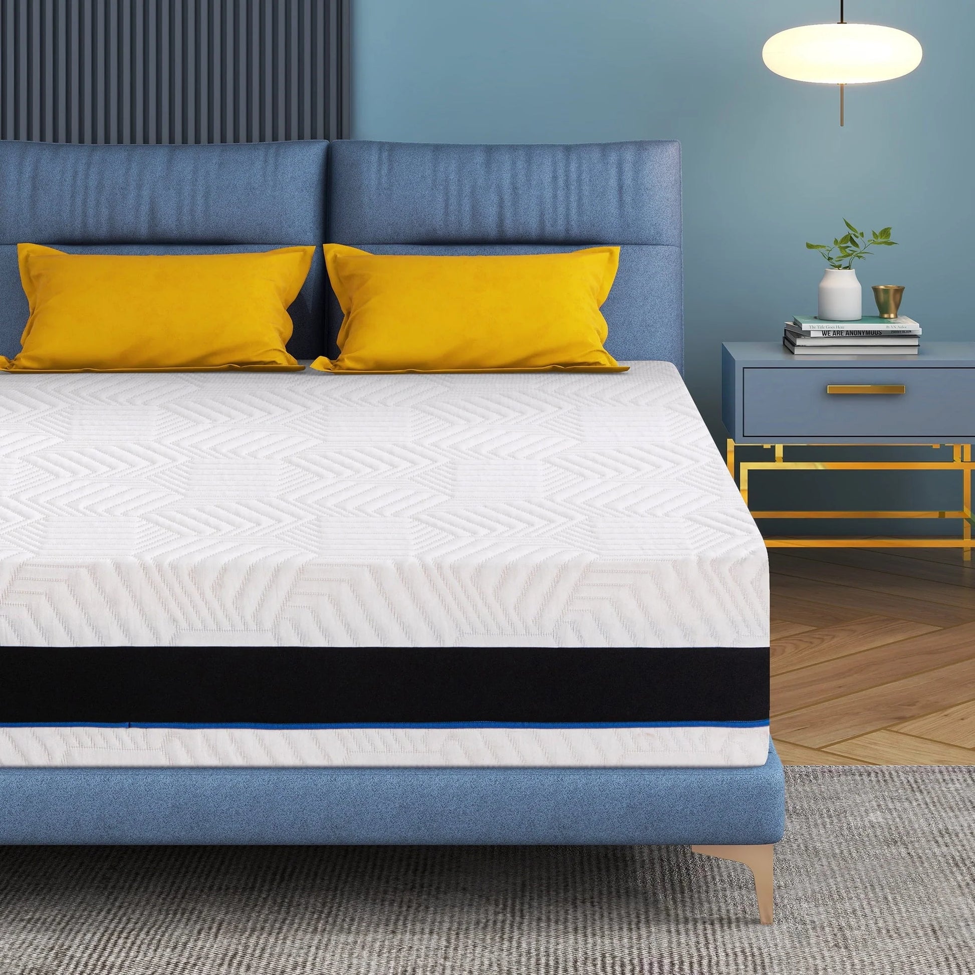 Twin Mattress,12 inch Gel Memory Foam Twin Size Mattress for Pressure Relief,Mattress in a Box