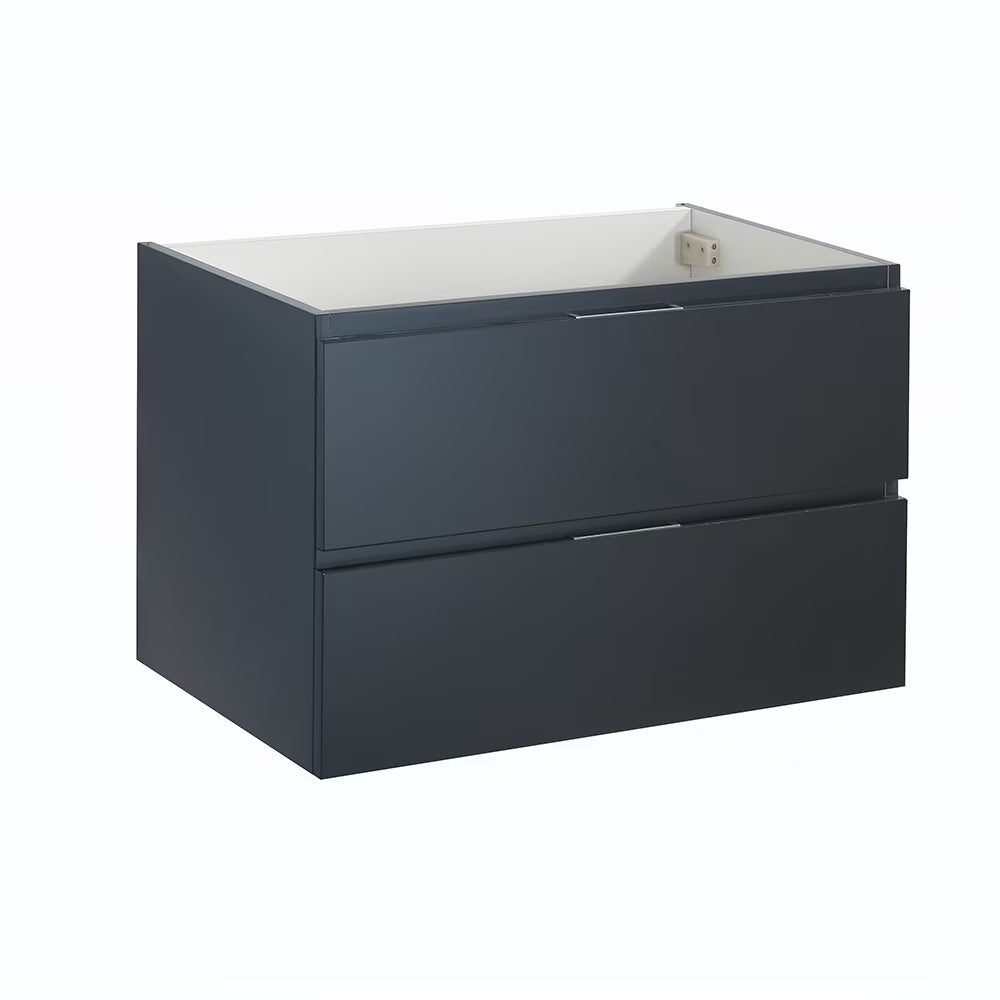 Fresca Valencia 30" Gray Oak Wall Hung Modern Bathroom Cabinet