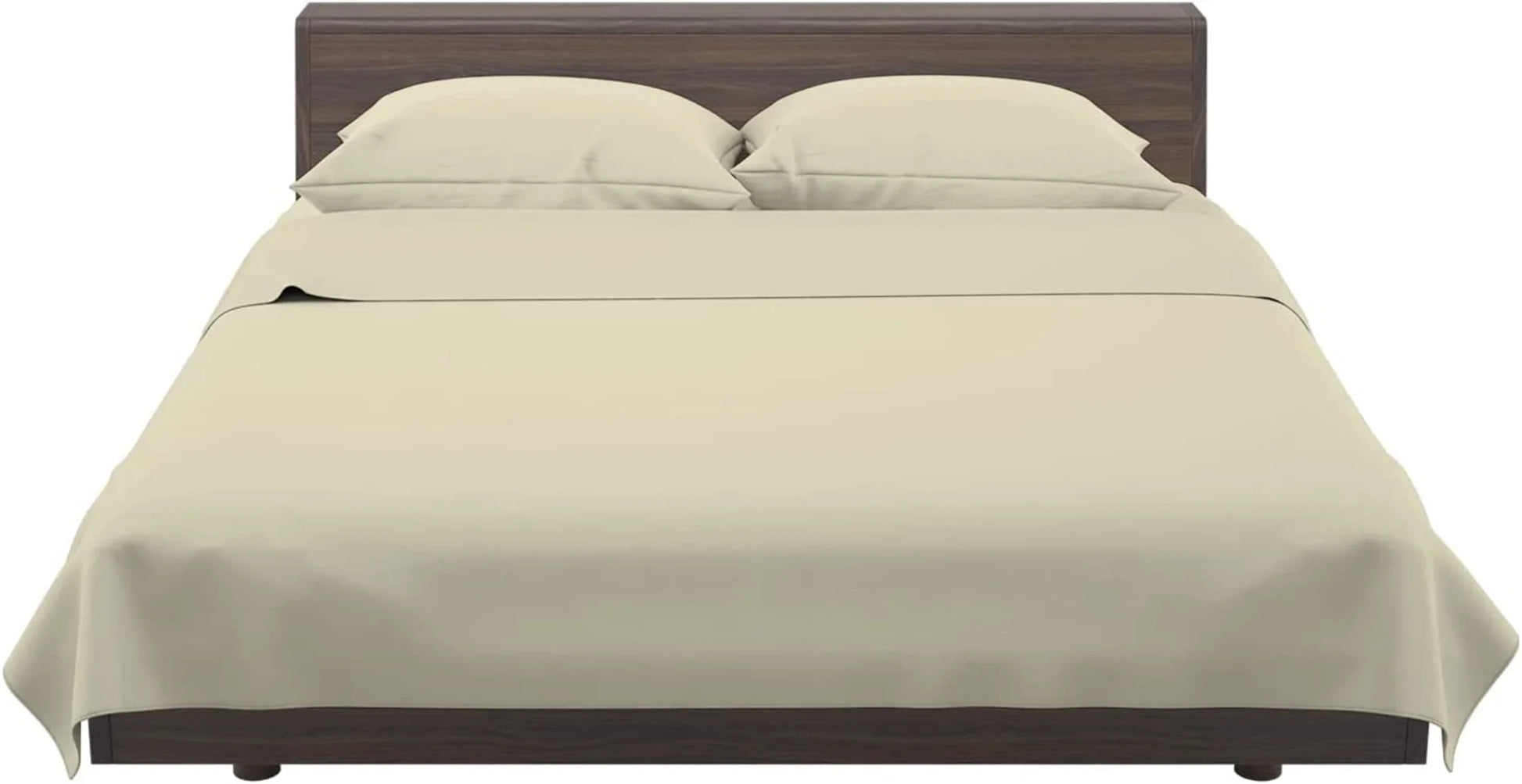 DIPASONA Exclusive 1000 Thread Count 100% Egyptian Cotton Sheets, Breathable Bed Sheets & Pillowcases, Fits up to 18" Inches Deep Pockets, (Ivory)