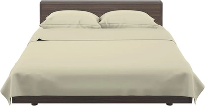 DIPASONA Exclusive 1000 Thread Count 100% Egyptian Cotton Sheets, Breathable Bed Sheets & Pillowcases, Fits up to 18" Inches Deep Pockets, (Ivory)