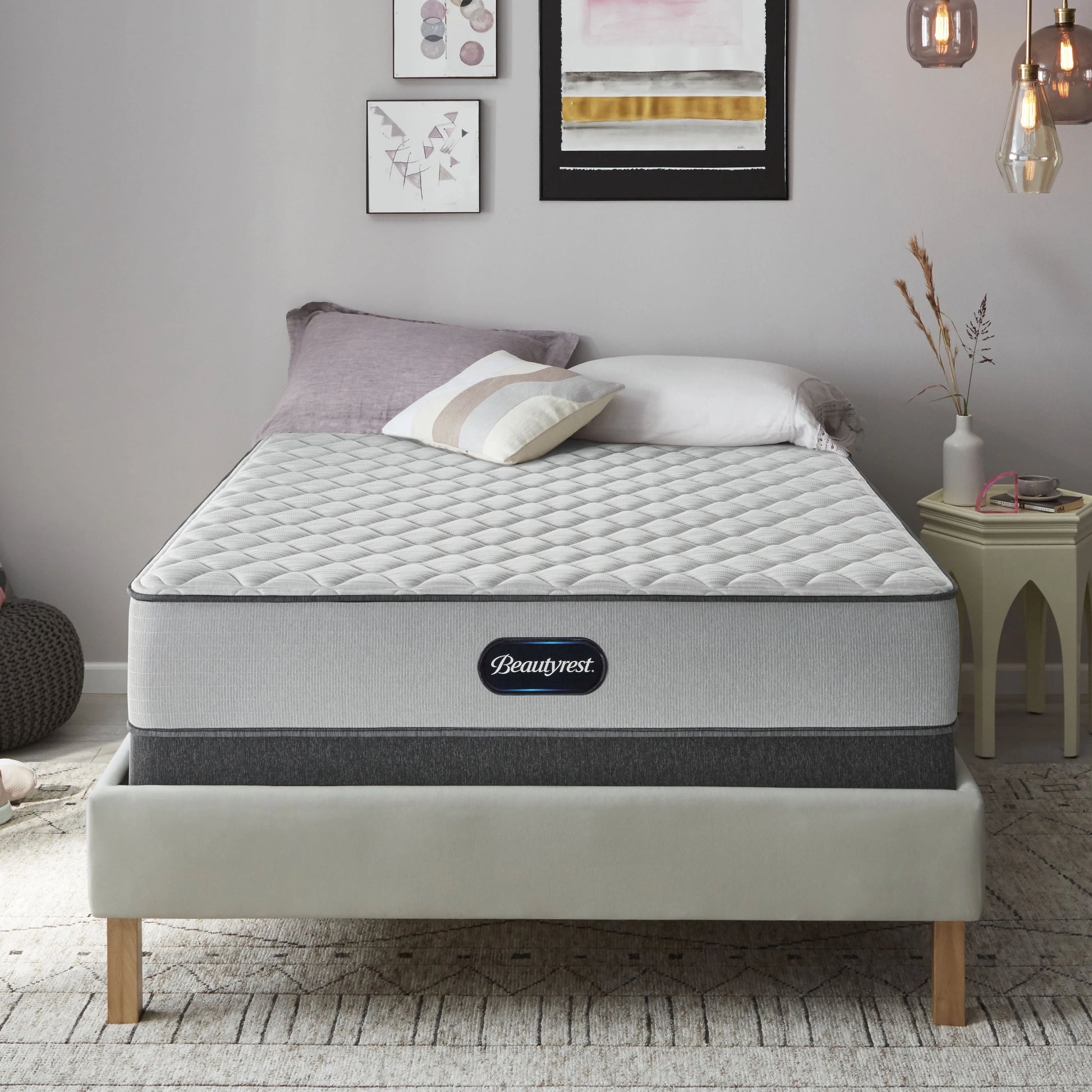 Beautyrest BR800 Firm Queen Mattress Set