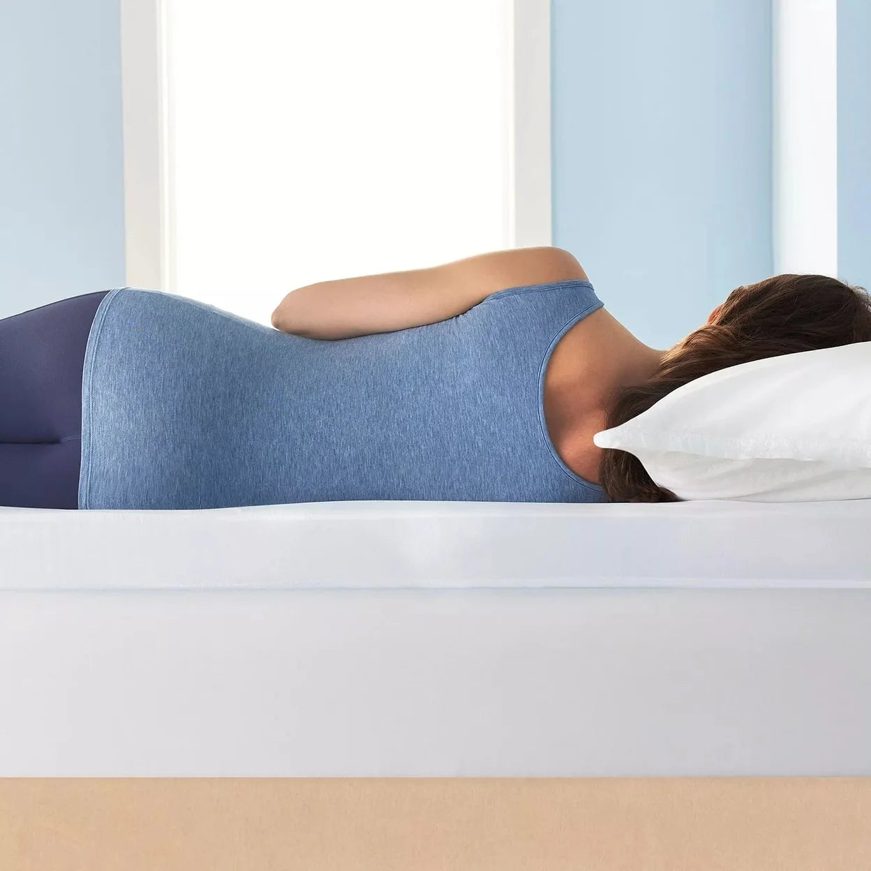 Serta 3" Cool Nights Gel Memory Foam Mattress Topper King