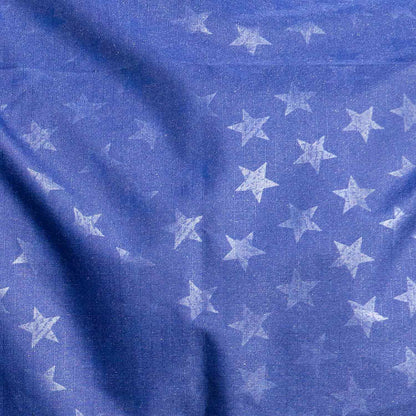 Jeffers Poplar Head Origin 600 Denier Turnout Blanket | 240 Gram Polyfill | Waterproof, Breathable, Horse Blanket for Cold Weather | Navy with Star Print, Adjustable Straps, Fits 72"