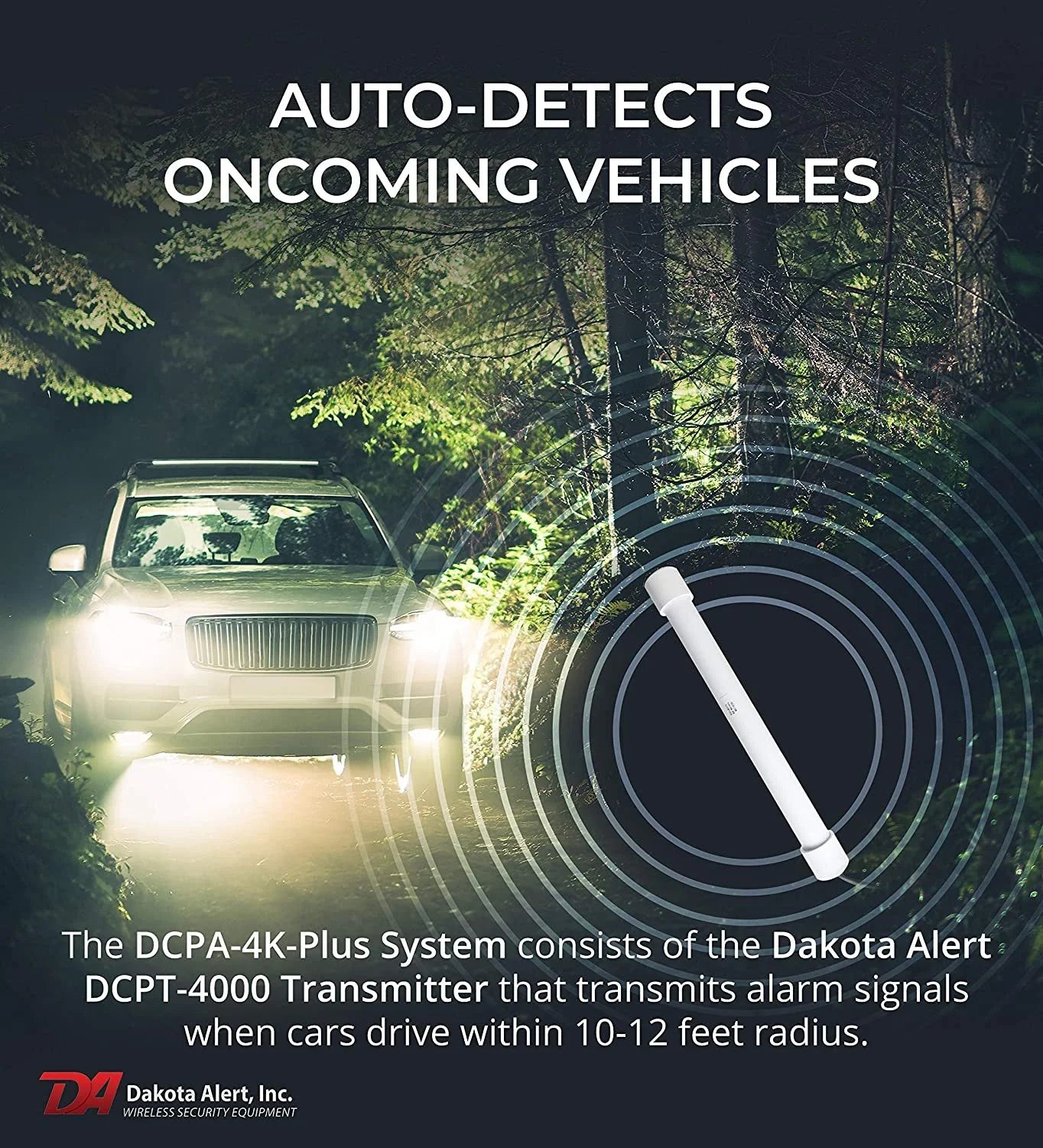 Dakota Alert DCPA-4K Plus 4000 Probe Alert Kit and Receiver with Relays
