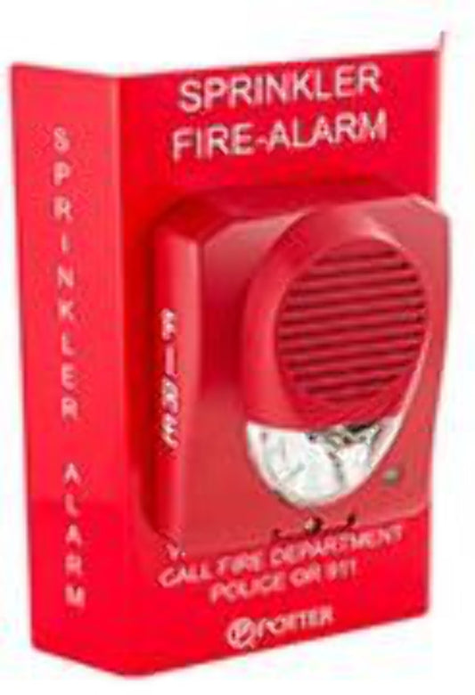 120V Horn Strobe Sign For Sprinkler Alarm Systems