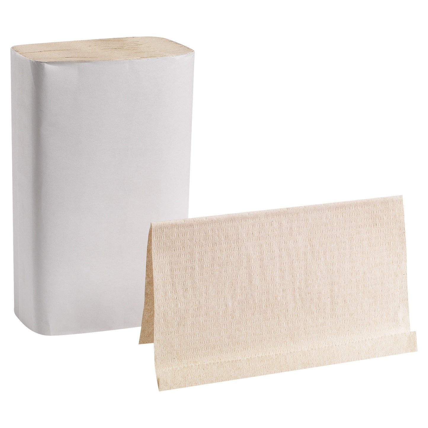 Marathon Paper Towel, Brown, Singlefold, 1-Ply, 250-count, 16-pack
