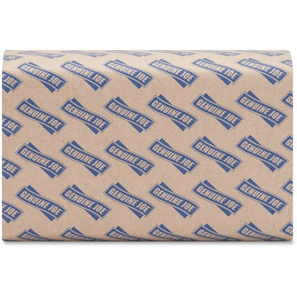 Genuine Joe Multi-Fold Natural Paper Towels, 250 Count, (Pack of 16)