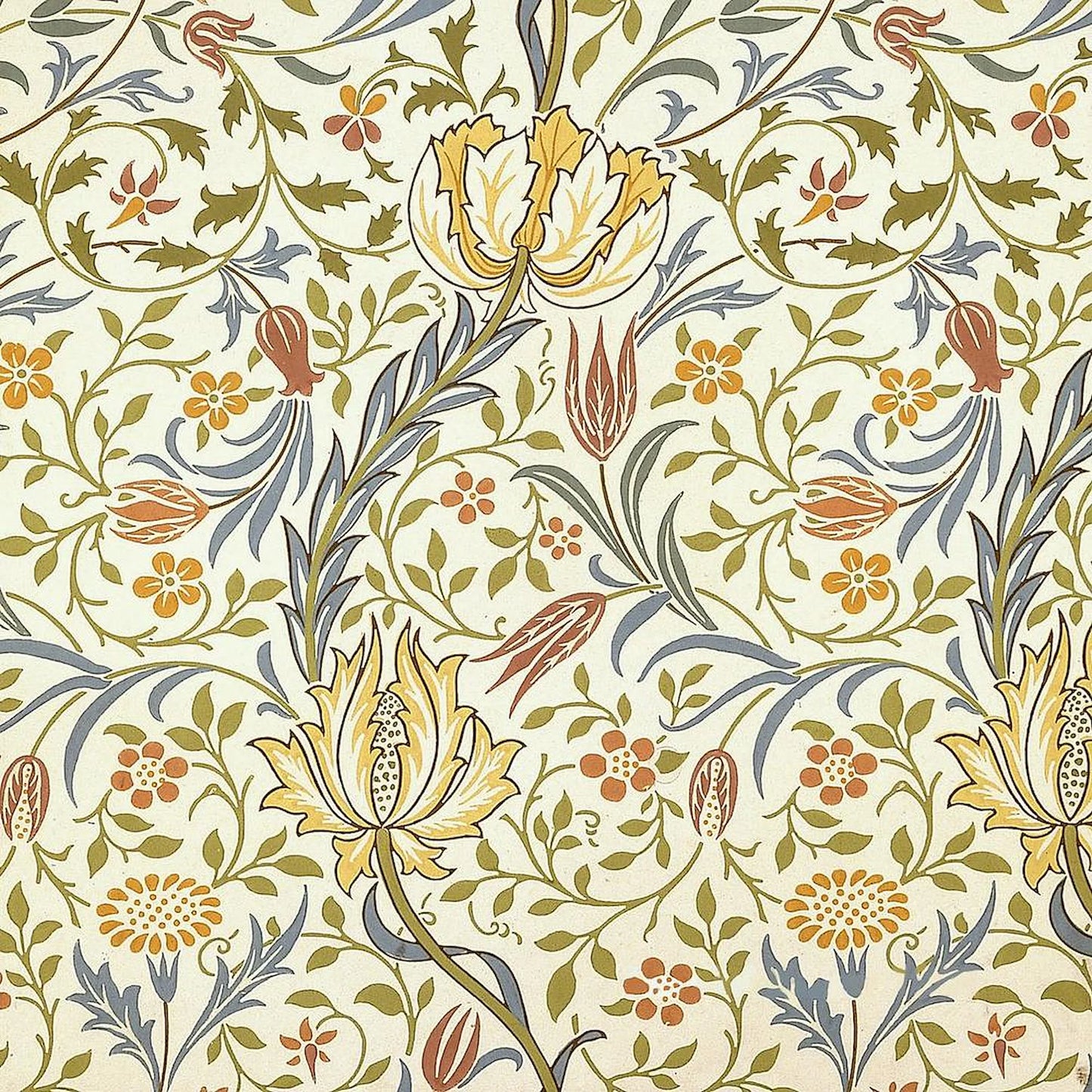 CafePress - William Morris Floral - King Duvet Cover, Printed Comforter Cover, Unique Bedding,