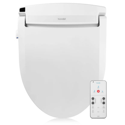 Brondell Swash Select BL97 Electronic Bidet Seat, Round White