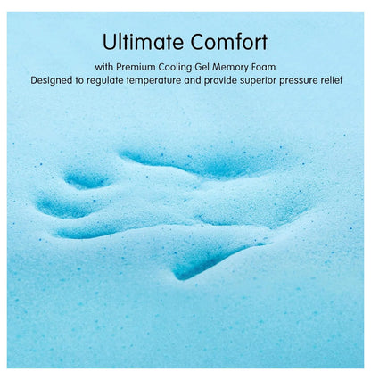 Cooling Mattress Topper King, 4 Inch Memory Foam Mattress Topper, Soft Bed Topper for Pressure Relief, Mattress Pad with Removable Washable Cover