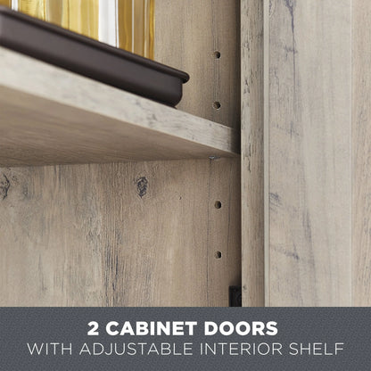 Better Homes & Gardens 26in. Over the Toilet Bathroom Space Saver Cabinet, Rustic Gray