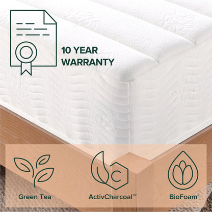 Zinus Spa Sensations Pressure Relief 10" Hybrid Mattress, Queen