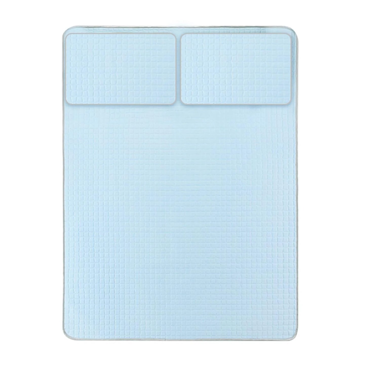 jicheng Cooling Mattress Pad Breathable Lightweight tress Topper Blue 1.5mx2.0m