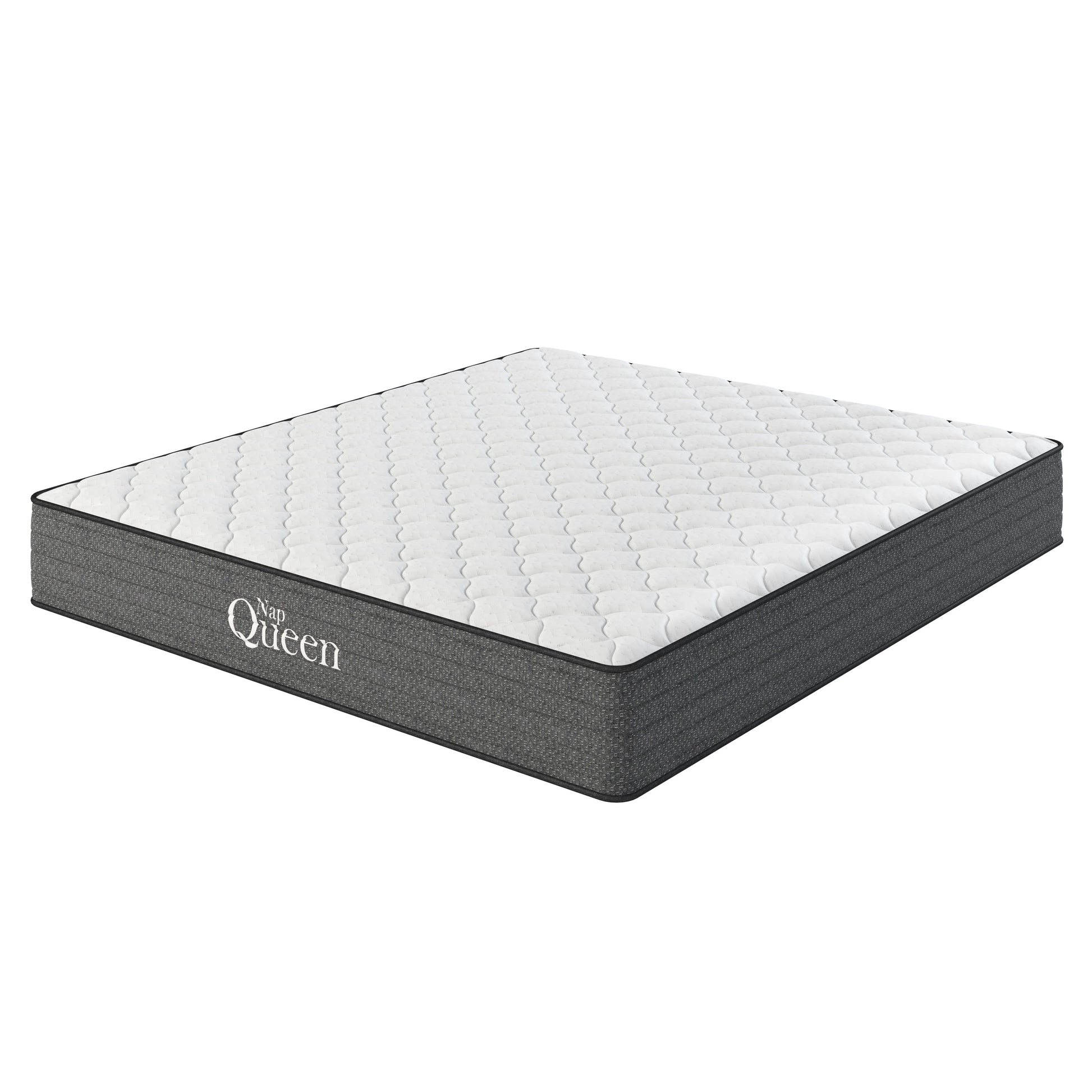NapQueen Victoria 10" Medium Firm, Hybrid of Cooling Gel Infused Memory Foam and Pocket Spring Mattress, Queen Size
