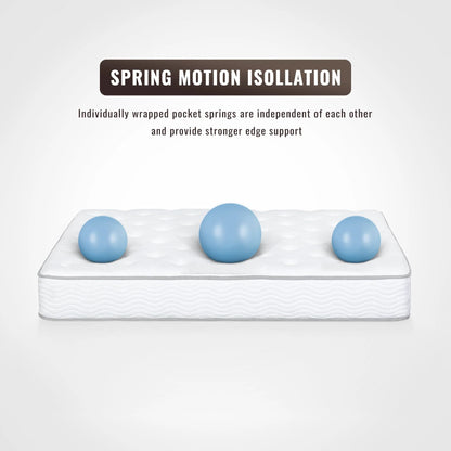 GrandRest 10'' Adult Cool Sleeper Hybrid Mattress, Plush, Queen